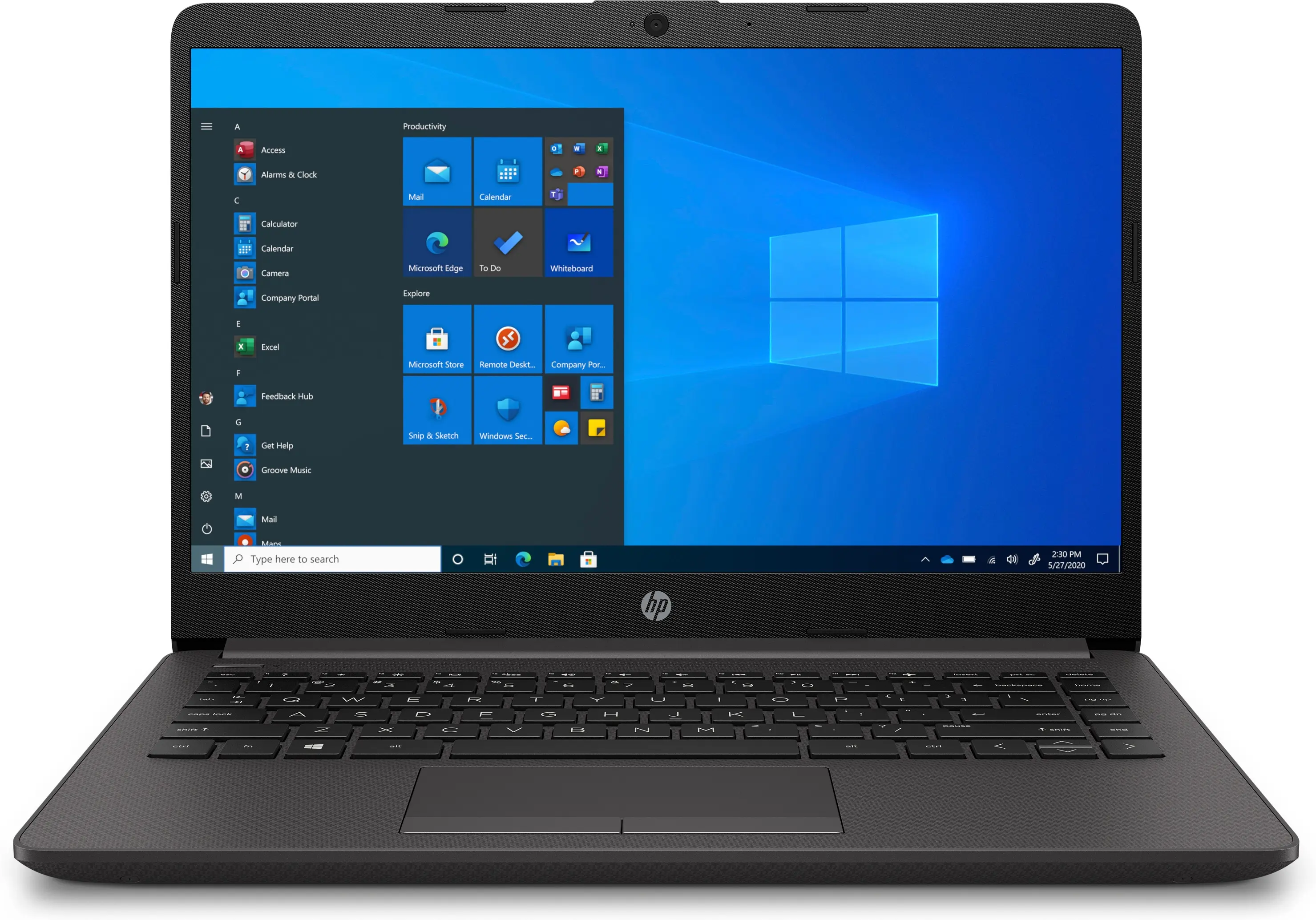 [63F87EC] HP 245 G8 - AMD Athlon Silver 3050U - 8GB DDR4 - 256GB SSD NVMe - 14" FHD - Windows 11 Pro - Reconditionné